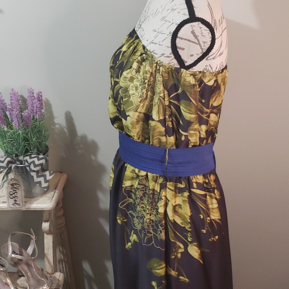 Strapless L boutique long floral maxi dress - Picture 4 of 16